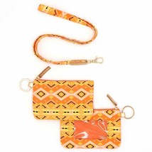 Orange Yellow Southwest Aztec Card ID Holder Keyring Keychain Lanyard - £11.87 GBP