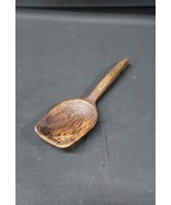 ANTIQUE 1800s Hand Made Carving  WOOD Wooden Kitchen Spoon FOLK ART  Han... - £29.85 GBP