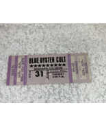 BLUE OYSTER CULT  1976 CONCERT TICKET JACKSON MISSISSIPPI COLISEUM Buck ... - £19.63 GBP