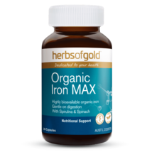 Herbs of Gold Organic Iron MAX 30 Capsules - £62.95 GBP