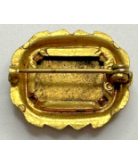 Vintage Enamel Gold Tone Faux Pearl Detail Canada Lapel Pin 0.75&quot; SKU PB... - £11.79 GBP