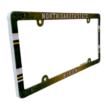 North Dakota State Bison NDSU License Plate Frame New Plastic - £8.62 GBP