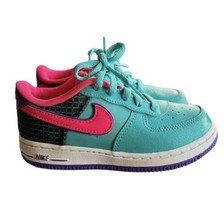 Nike Air Force 1 Low GS Teal Pink Size 11C South Beach Purple AV0758-300 - £28.13 GBP