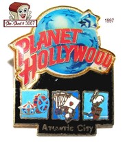 Planet Hollywood ATLANTIC CITY Slot Machine 1997 Trading Pin - £7.82 GBP