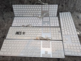 Lot of 5 Genuine Slim Apple Keyboard A1243 (Parts Only) - £18.90 GBP