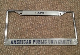 000 American Public University APU Licnese Plate Frame Surround Car - £17.29 GBP