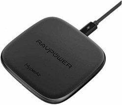 RAVPower Fast Wireless Charger, Qi-Certified 10W Charging Pad for iPhone Samsung - £17.29 GBP