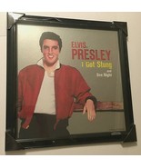 2011 Elvis Presley I Got Sting One Night Wall Bar Black Framed Mirror New - $24.90