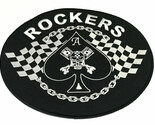 Cusmileshop Ace Cafe Rockers Patch Spades Skull mc Club Biker Embroidered Patch - $816.40 MXN