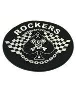 Cusmileshop Ace Cafe Rockers Patch Spades Skull mc Club Biker Embroidere... - $43.70