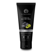 2 x The Man Company Activated Charcoal Peel Off Face Mask for Men, 100 gm - £21.59 GBP