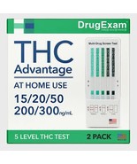 2 Pack - DrugExam THC Advantage Made in USA Multi Level Marijuana Urine ... - €17,98 EUR