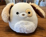 Squishmallow 7” Harrison Puppy Dog Plush Stuffed Animal Cream Tan Tags  - $17.77