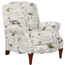 Sunset Trading Aviary Pushback Recliner In Ivory/Brown/Gray - $2,954.95