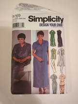 Simplicity Womens Sewing Pattern #5769 Dress Shirt Skirt Pants Sizes 26W-32W UC - £8.32 GBP