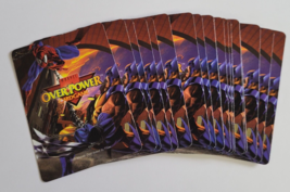 1995 MARVEL OVERPOWER CARD GAME VINTAGE CARDS MIXED LOT COMIC BOOK COMIC... - $18.99