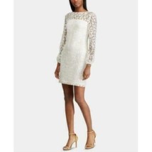 Ralph Lauren Floral Lace Cocktail Dress White/Rose Size 4 New $175 - £109.48 GBP