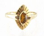 Citrine Women&#39;s Cluster ring 14kt Yellow Gold 415327 - £239.00 GBP