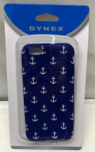 New Dynex Apple I Phone 8 7 6 6S Se Blue White Anchors Phone Case DX-MA643AB - £4.94 GBP