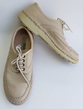 Josef Seibel Womens Shoes Flats Beige Lace Up Comfort Size US 11 EU 43 - £38.62 GBP