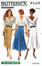 Misses Vintage 1989 Butterick Pattern 4134 Sizes 6-8-10 UNCUT - £9.26 GBP