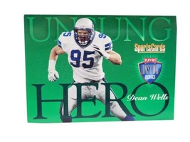 Dean Wells 1998 Playoff Unsung Heroes Card EA Sports Seattle Seahawks - £2.73 GBP