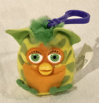 Furby 2000 Green Plush McDonald&#39;s Happy Meal Keychain Toy - £7.81 GBP