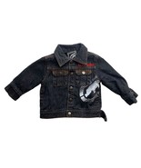 Ecko Unltd Boys Toddler Size 18 months Black Jean Denim Jacket coat Snap... - £10.16 GBP