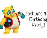 16 Large Personalized Special Agent Oso Birthday Stickers, 3.5&quot; x 2&quot;, Sq... - £9.50 GBP