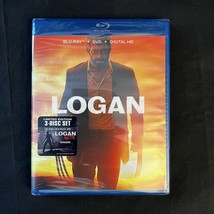Logan 2017 Sealed Blu-ray DVD 3 Disc Set Noir X-Men MCU Wolverine Old Man Logan - £9.59 GBP