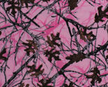 True Timber Conceal Camo Camouflage Hunting Pink Fleece Fabric Print A50... - $12.97