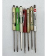 Lot Of 7  On Pocket Screwdrivers Matco, MSA, Quaker State, Rheem And More. - $28.49