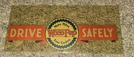 WOCO PEP  King of MOTOR OIL Drive Safely Plastic Decal  CAR AUTOMOBILE G... - £27.48 GBP