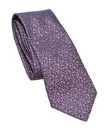Hermes 100% Silk Tie for Men Pink Circular Geometric Pattern Made in Fra... - $2,322.38 MXN