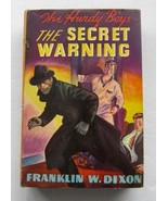 Hardy Boys #17 The Secret Warning ~ Franklin W Dixon Wartime 1st Art DJ - $89.09