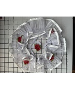 Easter basket round cover - white - $10.00