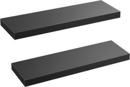 Floating Shelves Wall Mounted For Bathroom Bedroom Living Room Set of 2 NEW - £45.84 GBP