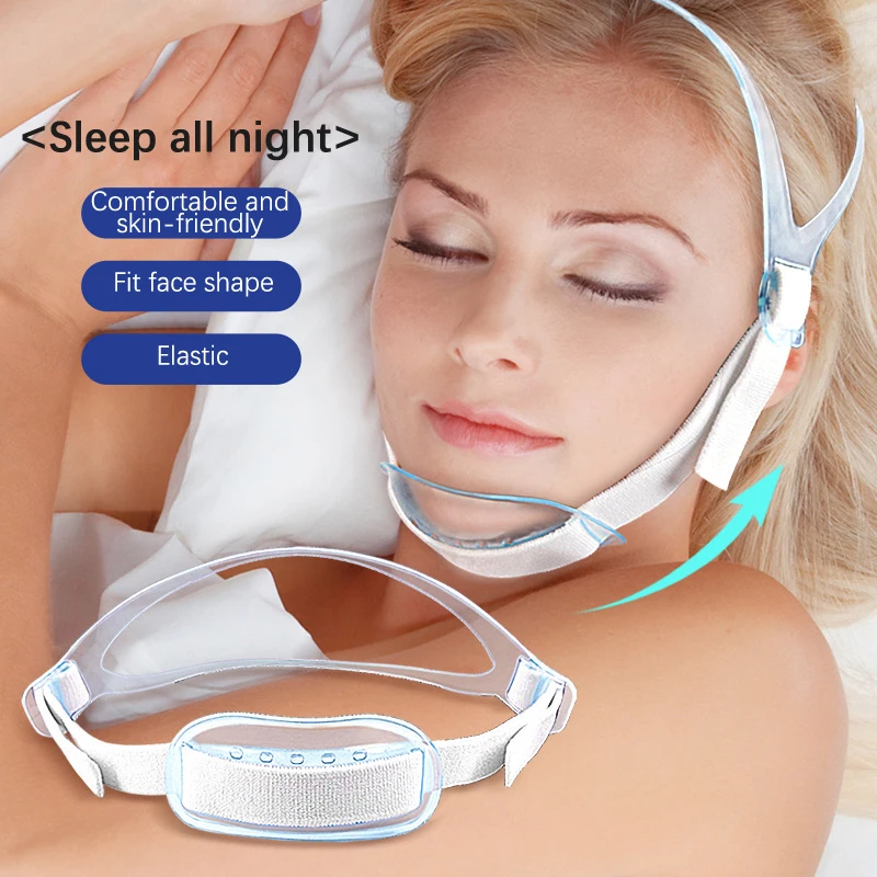 Anti Snore Chin Belt Prevent Mouth Breathing Improve Sleeping Snoreless Sleeping - £19.30 GBP