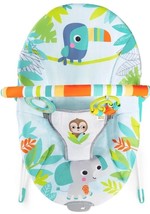 Bright Starts Baby Bouncer Soothing Vibrations Infant Seat - Removable -Toy B... - £23.46 GBP