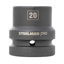 STEELMAN PRO 1-Inch Drive 20mm 4-Point Square Budd Impact Socket, 60559 - £23.51 GBP