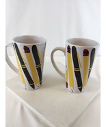 2 Unique Tall Coffee Mugs - $14.64