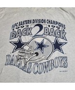 VTG 92” 93” Back 2 Back Dallas Cowboys NFC Easter Division Champions T S... - $45.00