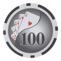 Yin Yang 14-gram Poker Chips (25-pack) - Clay Composite - $14.38