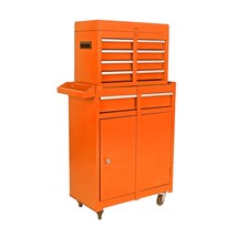Detachable 5 Drawer Tool Chest with Bottom Cabinet and one Adjustable Or... - $172.56