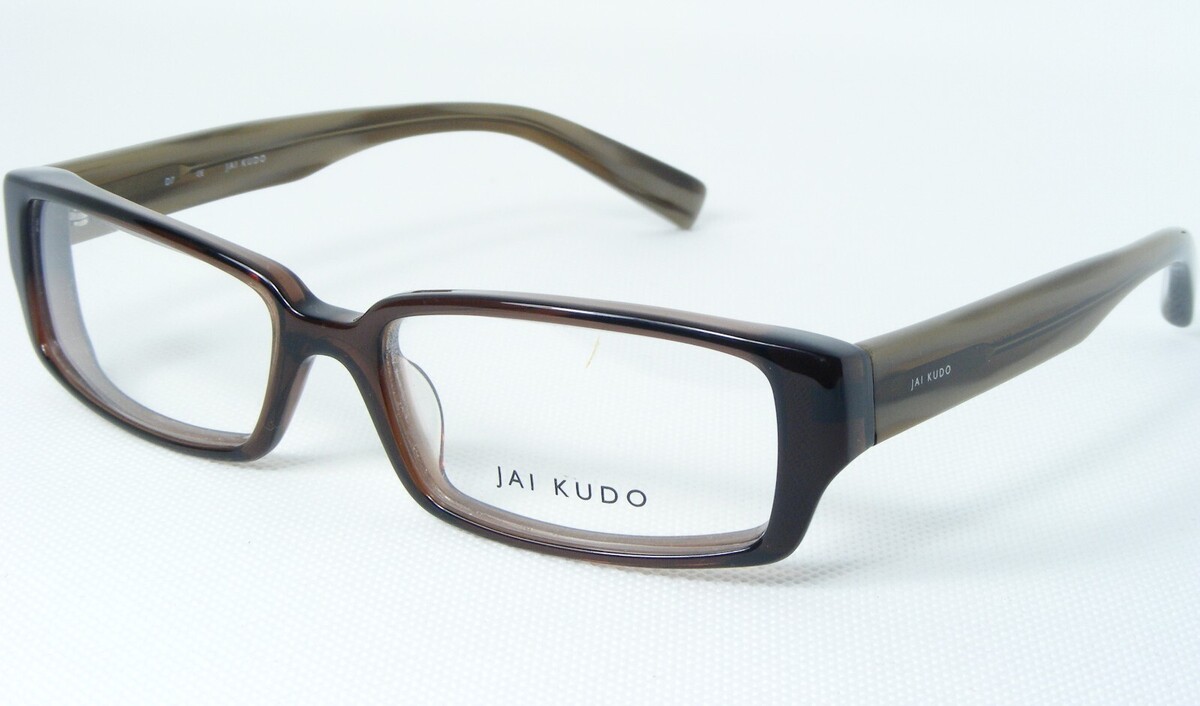 JAI KUDO 1759 1069 P03 GAFAS Transparentes Marrón / Cuerno 52-15-140mm - $52.47