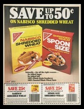 1986 Nabisco Shredded Wheat &amp; Spoon Size Cereal Circular Coupon Advertis... - $18.95