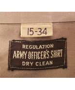 US Army WWII officer&#39;s wool service shirt &quot;Regulation Army Officer&quot; 15-3... - $35.00