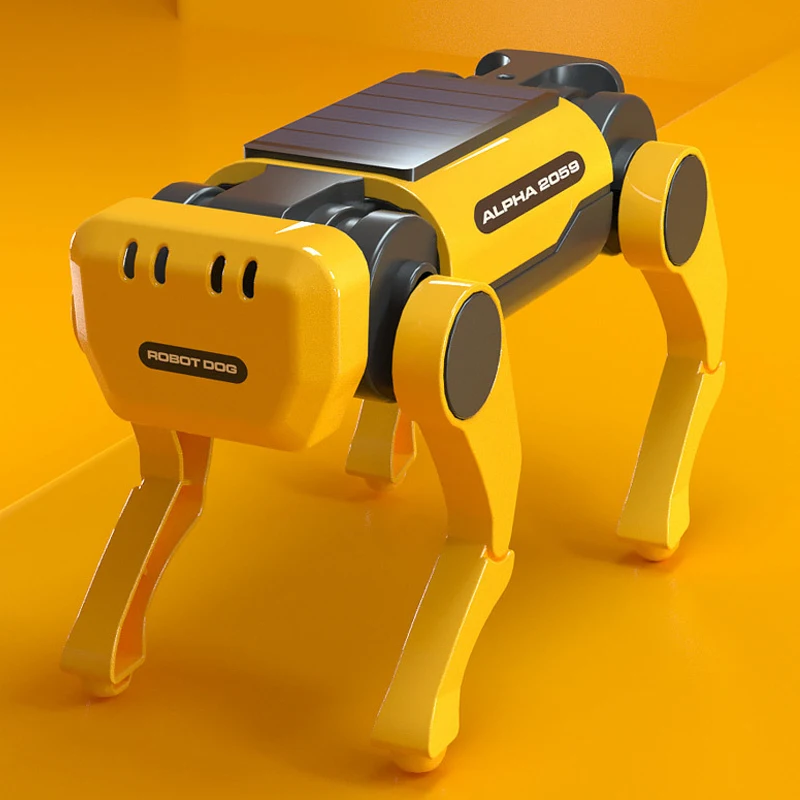 New Emo Robot Solar Electric Mechanical Dog Cow Children Educational Assembly - £16.33 GBP+
