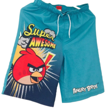 George Boys 11-12 Light Green Angry Birds Shorts vtd - £4.87 GBP