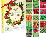 Garden Pack 20 Vegetable Seeds Varieties – High Yield Garden Seeds for P... - £19.21 GBP